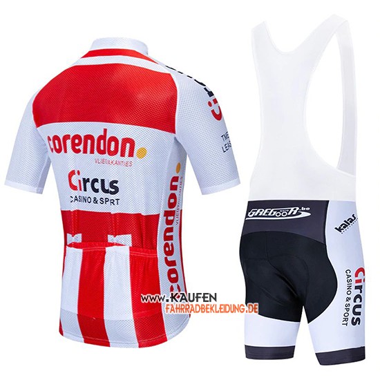 Corendon Circo Kurzarmtrikot 2019 Und kurze Tragerhose Rot Wei